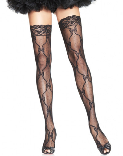 Bow Lace Thigh High