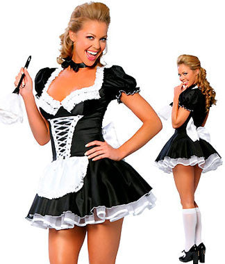 Deluxe Lace Maid Costume