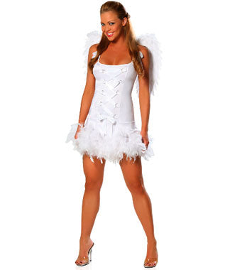 Sexy Angel Costume with Wings