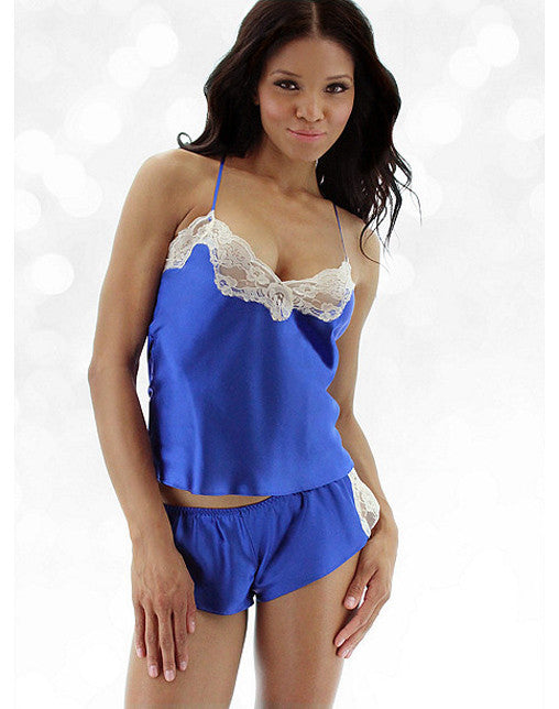 Cami & Tap Pant Set - Blue