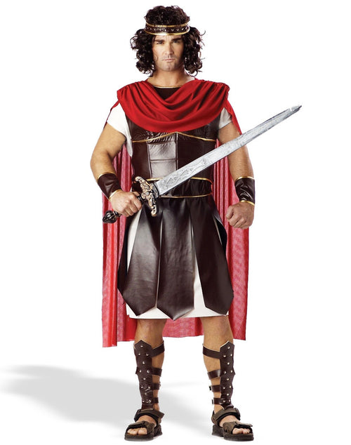Hercules Roman Costume - Black, Red, White