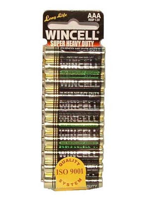 Wincell AAA Super Heavy Duty Batteries