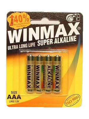 Winmax AAA Super Alkaline Batteries
