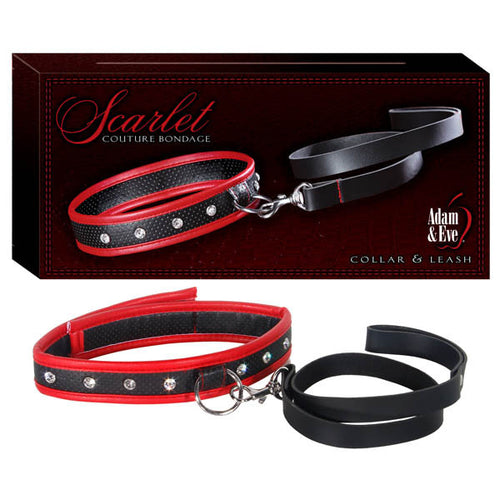 SCARLET COUTURE COLLAR & LEASH