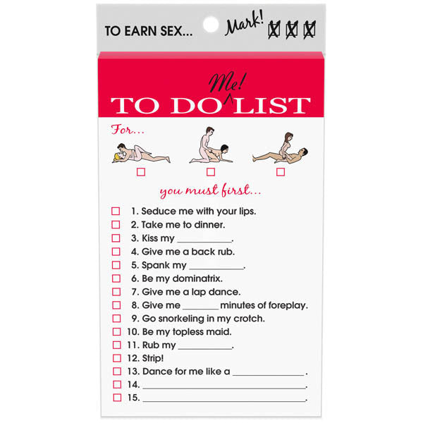 TO DO ME LIST
