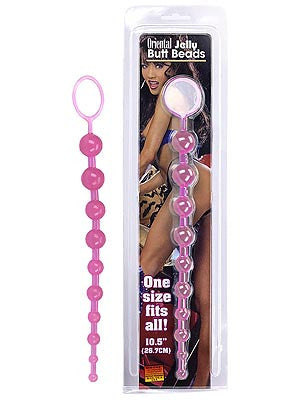 ORIENTAL JELLY BUTT BEADS