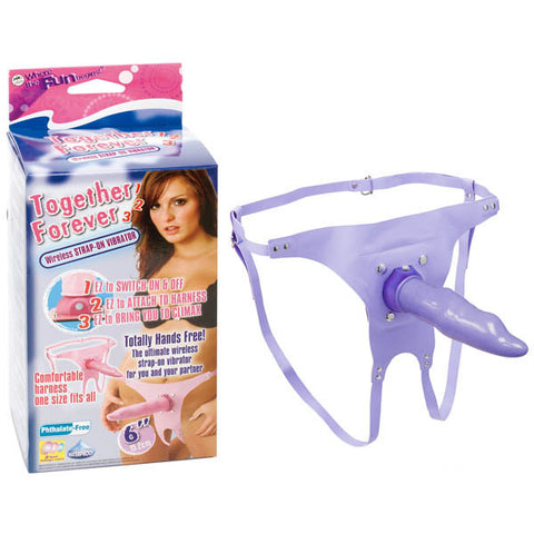 VIBRATING STRAPLESS STRAP-ON