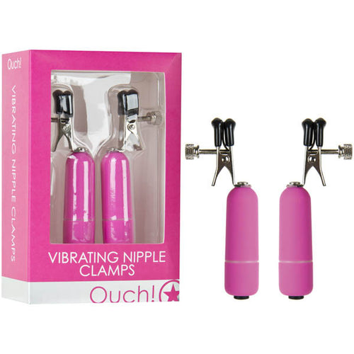 OUCH VIBRATING NIPPLE CLAMPS