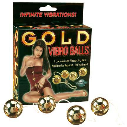 GOLD VIBRO BALLS