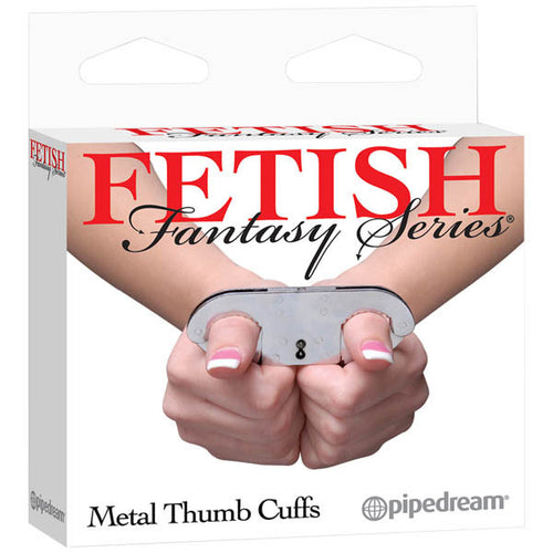 FETISH FANTASY SERIES METAL THUMB CUFFS