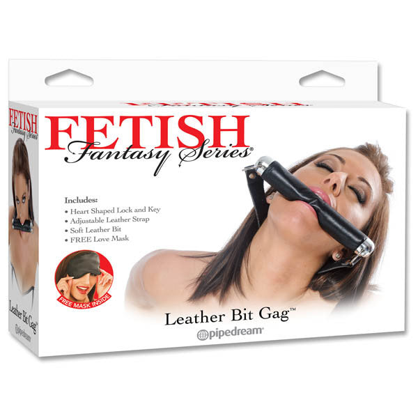 FETISH FANTASY SERIES LEATHER BIT GAG