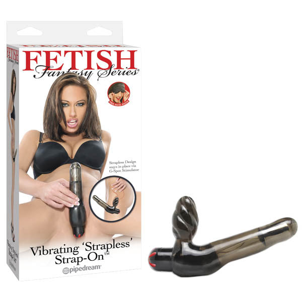 FETISH FANTASY SERIES VIBRATING 'STRAPLESS' STRAP-ON