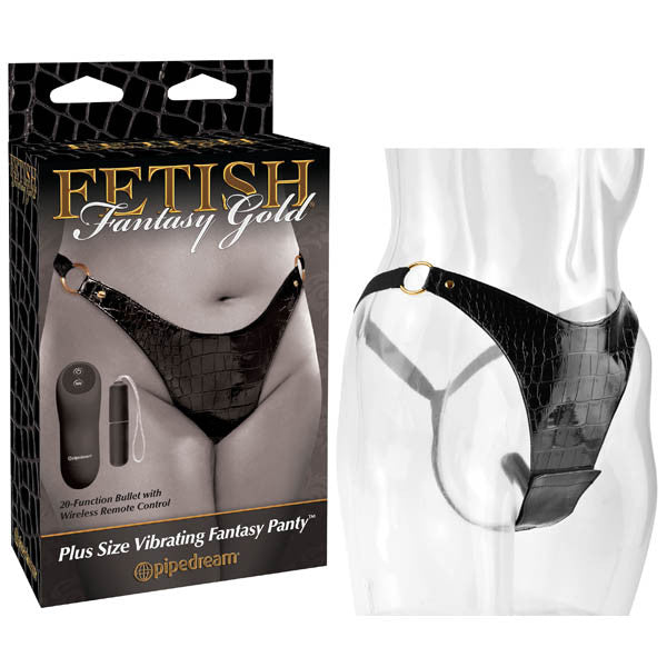 FETISH FANTASY GOLD PLUS SIZE VIBRATING FANTASY PANTY