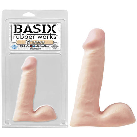 Basix Rubber Works 10'' Dong with Suction Cup