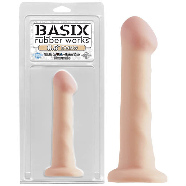 BASIX RUBBER WORKS 6.5'' DONG WITH SUCTION CUP