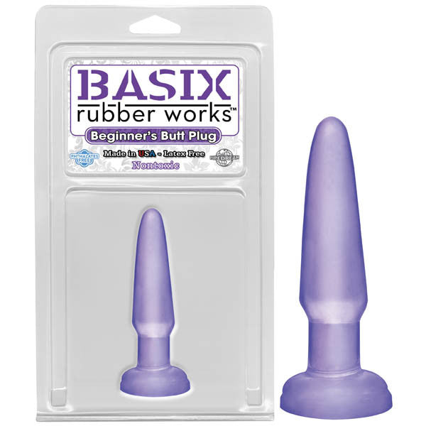 BASIX RUBBER WORKS BEGINNER'S BUTT PLUG