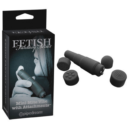FETISH FANTASY SERIES LIMITED EDITION MINI MITE VIBE WITH ATTACHMENTS