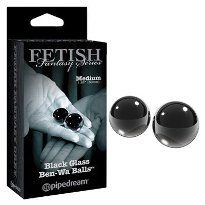 FETISH FANTASY SERIES LIMITED EDITION BLACK GLASS BEN-WA BALLS
