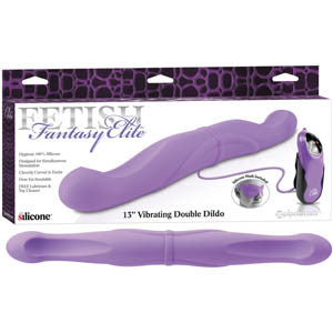 FETISH FANTASY ELITE 13'' VIBRATING DOUBLE DILDO