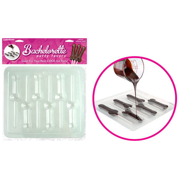 BACHELORETTE PARTY FAVORS PECKER LOLLIPOP MOLD