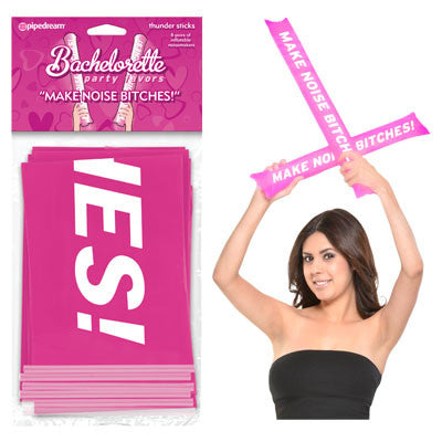 BACHELORETTE PARTY FAVORS THUNDER STICKS