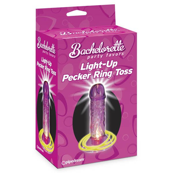 BACHELORETTE PARTY FAVORS LIGHT-UP PECKER RING TOSS