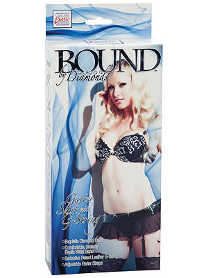 Bound By Diamonds - Garter Skirt with G-String