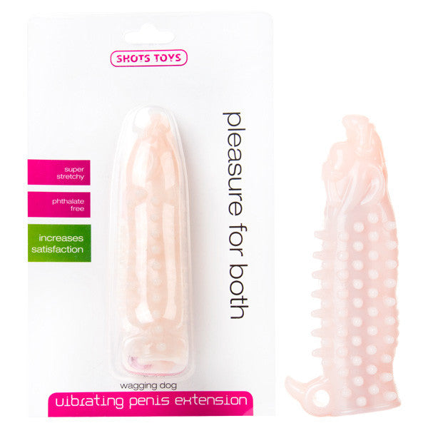 SHOTS WAGGING DOG VIBRATING PENIS EXTENSION