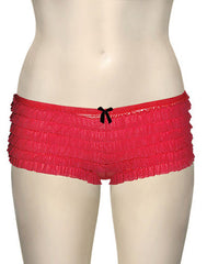 Red Ruffle Panty - Red