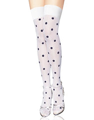Polka Dot Thigh Highs