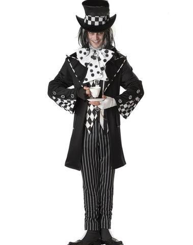 Dark Sorcerer Costume - Brown, Black, White