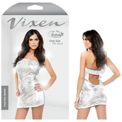Vixen Metallic Tube Dress
