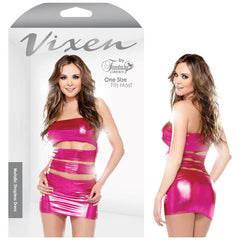 Vixen Metallic Strapless Dress