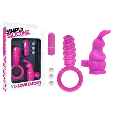 SIMPLY SILICONE - 10X LOVE BUTTON KIT