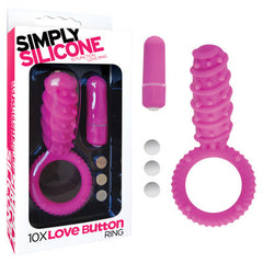 SIMPLY SILICONE - 10X LOVE BUTTON RING