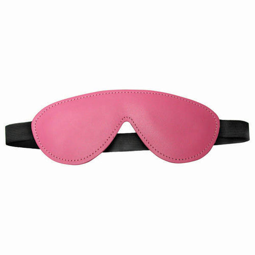 KINKLAB PINK BOUND LEATHER BLINDFOLD