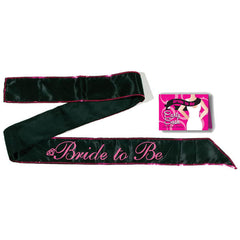 BRIDE TO BE SASH