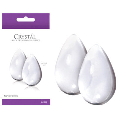 CRYSTAL LARGE PREMIUM GLASS EGGS