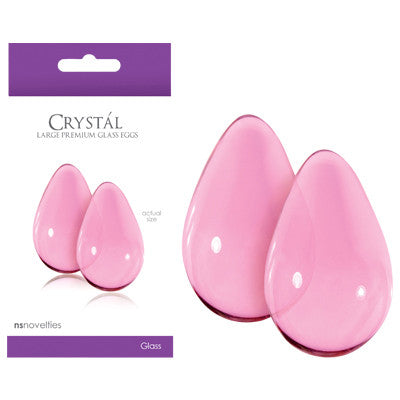 CRYSTAL LARGE PREMIUM GLASS EGGS