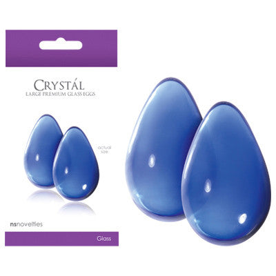 CRYSTAL LARGE PREMIUM GLASS EGGS