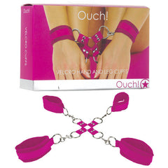 OUCH VELCRO HAND AND LEG CUFFS