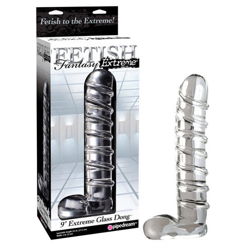 FETISH FANTASY EXTREME 9'' EXTREME GLASS DONG