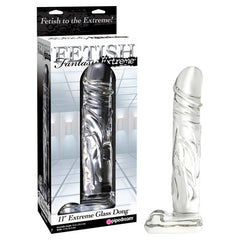 FETISH FANTASY EXTREME 11'' EXTREME GLASS DONG