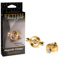 FETISH FANTASY GOLD MAGNETIC CLAMPS