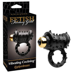 FETISH FANTASY GOLD VIBRATING COCK RING