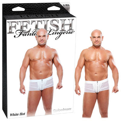 FETISH FANTASY LINGERIE WHITE HOT