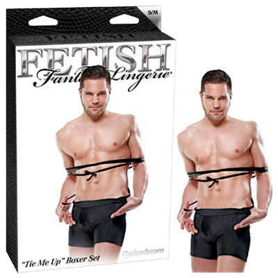 FETISH FANTASY LINGERIE ''TIE ME UP'' BOXER SET