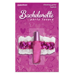 BACHELORETTE PARTY FAVORS - VIBRATING GARTER LIPSTICK