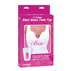 BACHELORETTE PARTY FAVORS - THE ORIGINAL BRIDE SHOT GLAS TANK TOP
