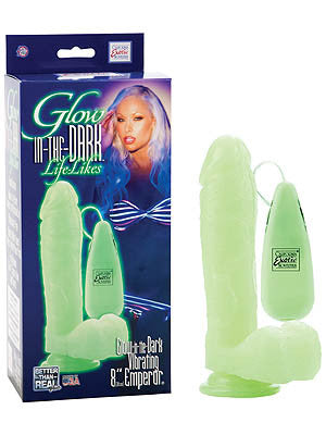 Glow-in-the-Dark Life-Likes - Vibrating 8'' Emperor